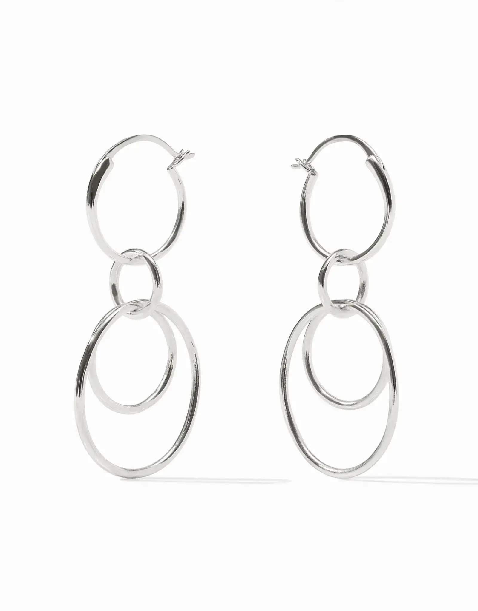 Julie Vos Julie Vos Silver Simone 3-in-1 Earring