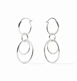 Julie Vos Julie Vos Silver Simone 3-in-1 Earring