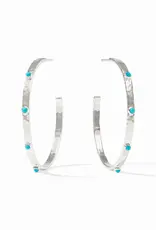 Julie Vos Julie Vos Crescent Stone Hoop