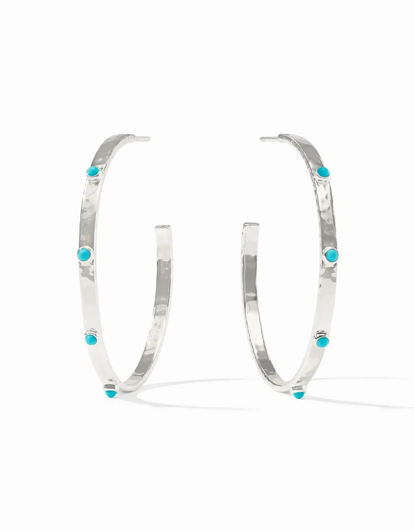 Julie Vos Julie Vos Crescent Stone Hoop