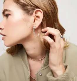 UNOde50 Unode50 Ser Indomable Earrings Silver