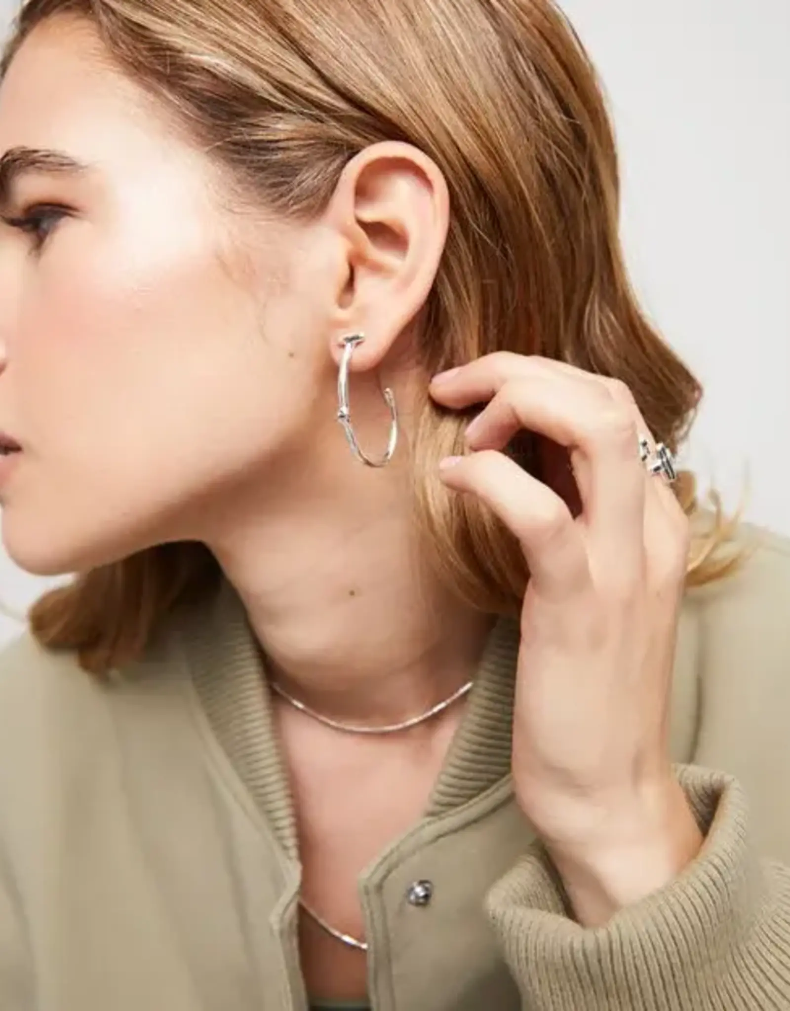 UNOde50 Unode50 Ser Indomable Earrings Silver