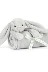 Jellycat Jellycat Bashful Grey Bunny Blankie
