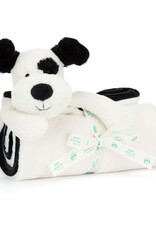 Jellycat Jellycat Bashful Black Cream Puppy Blankie