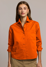 Hinson Wu Hinson Wu Venus Long Slv Shirt Spice