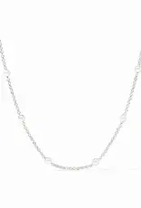 Julie Vos Julie Vos Silver Solara Delicate Station Necklace - 18.5"