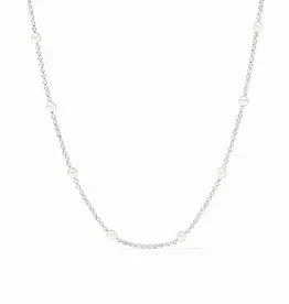 Julie Vos Julie Vos Silver Solara Delicate Station Necklace - 18.5"
