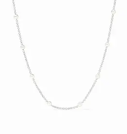 Julie Vos Julie Vos Silver Solara Delicate Station Necklace - 24"