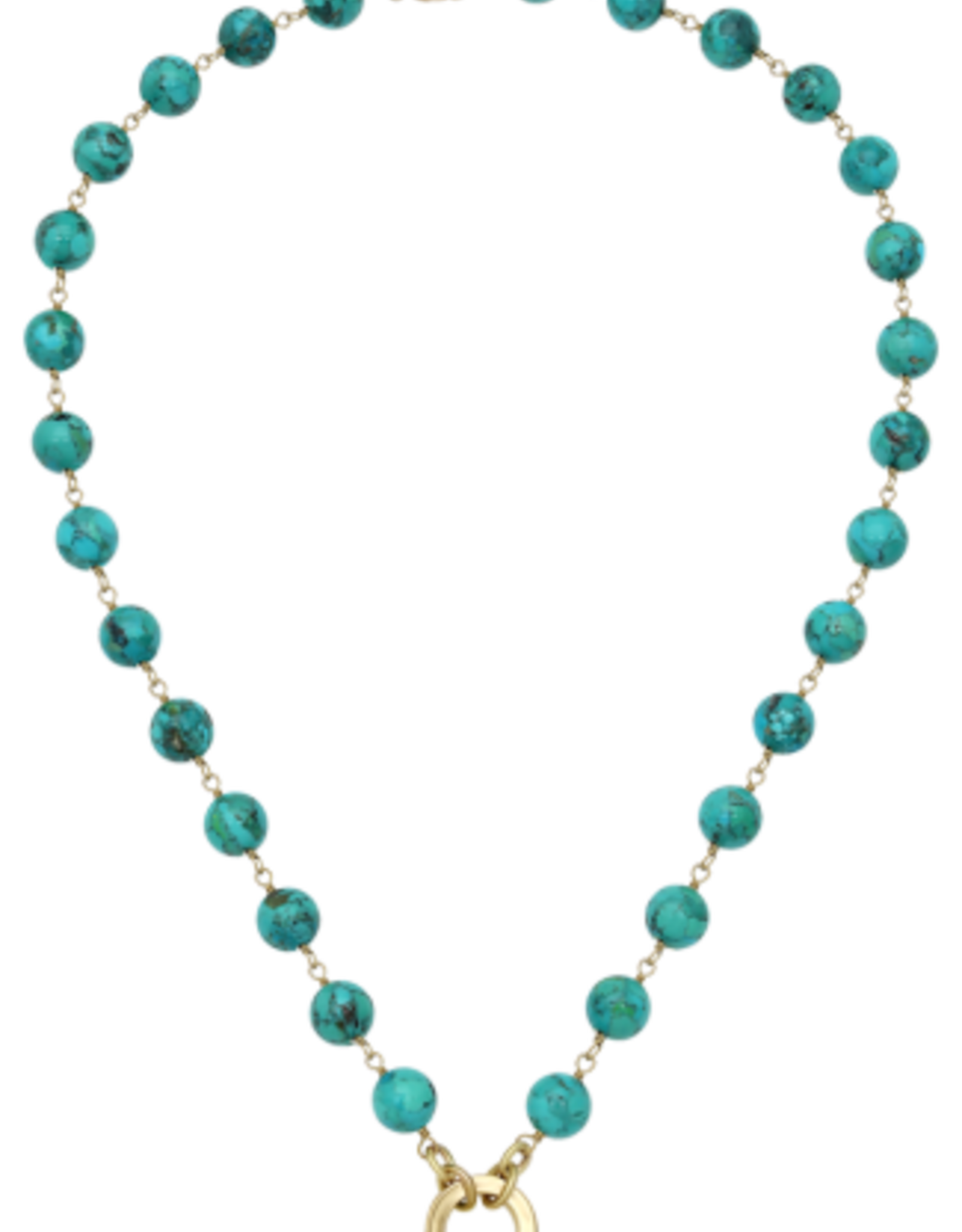 Waxing Poetic Waxing Poetic infinite sky turquoise ensemble necklace