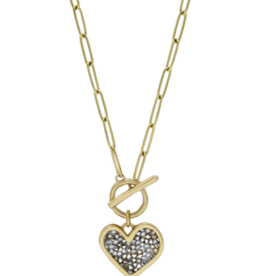 Waxing Poetic Waxing Poetic Kristal Life Abundant Heart Toggle Necklace