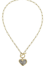 Waxing Poetic Waxing Poetic Kristal Life Abundant Heart Toggle Necklace