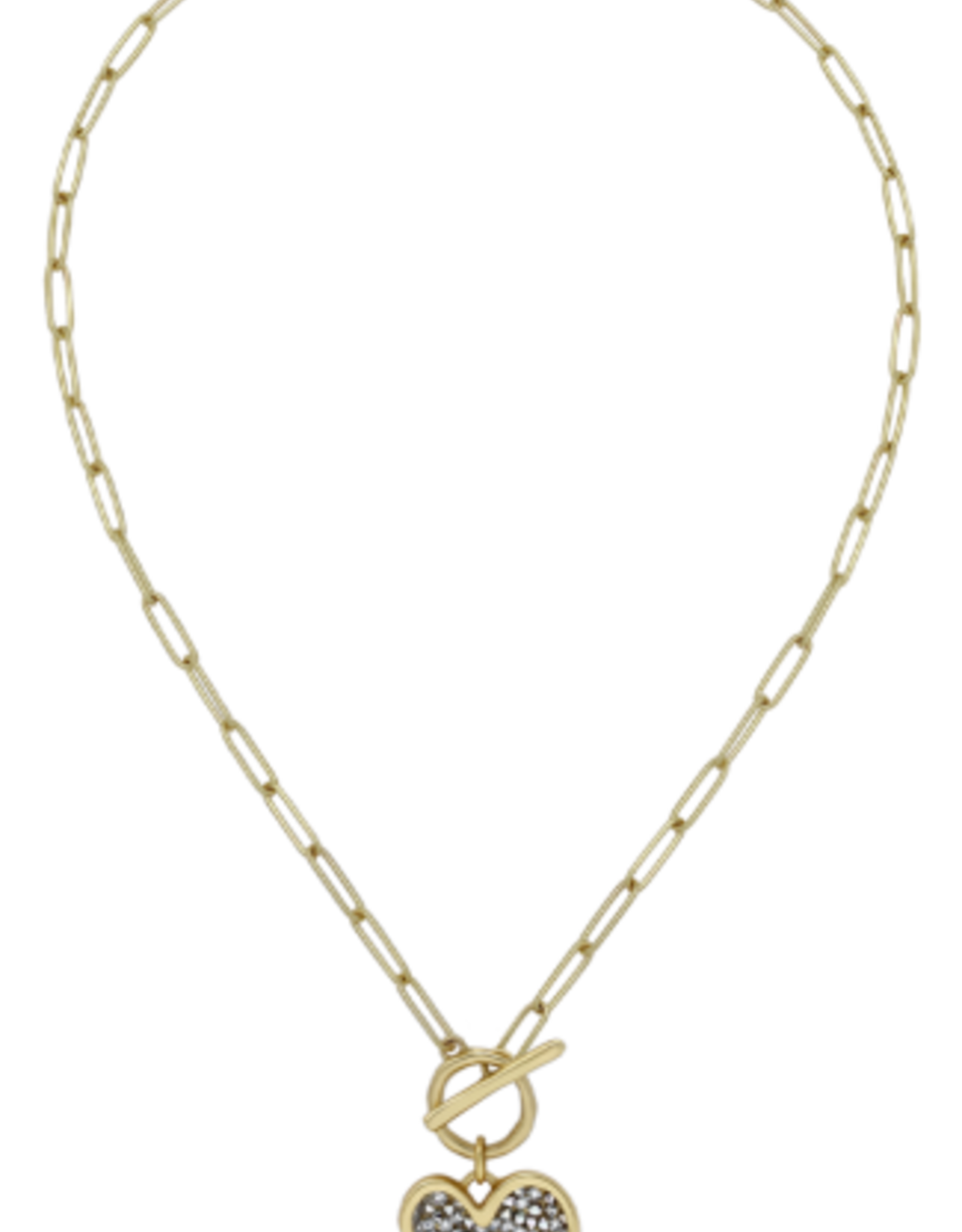 Waxing Poetic Waxing Poetic Kristal Life Abundant Heart Toggle Necklace