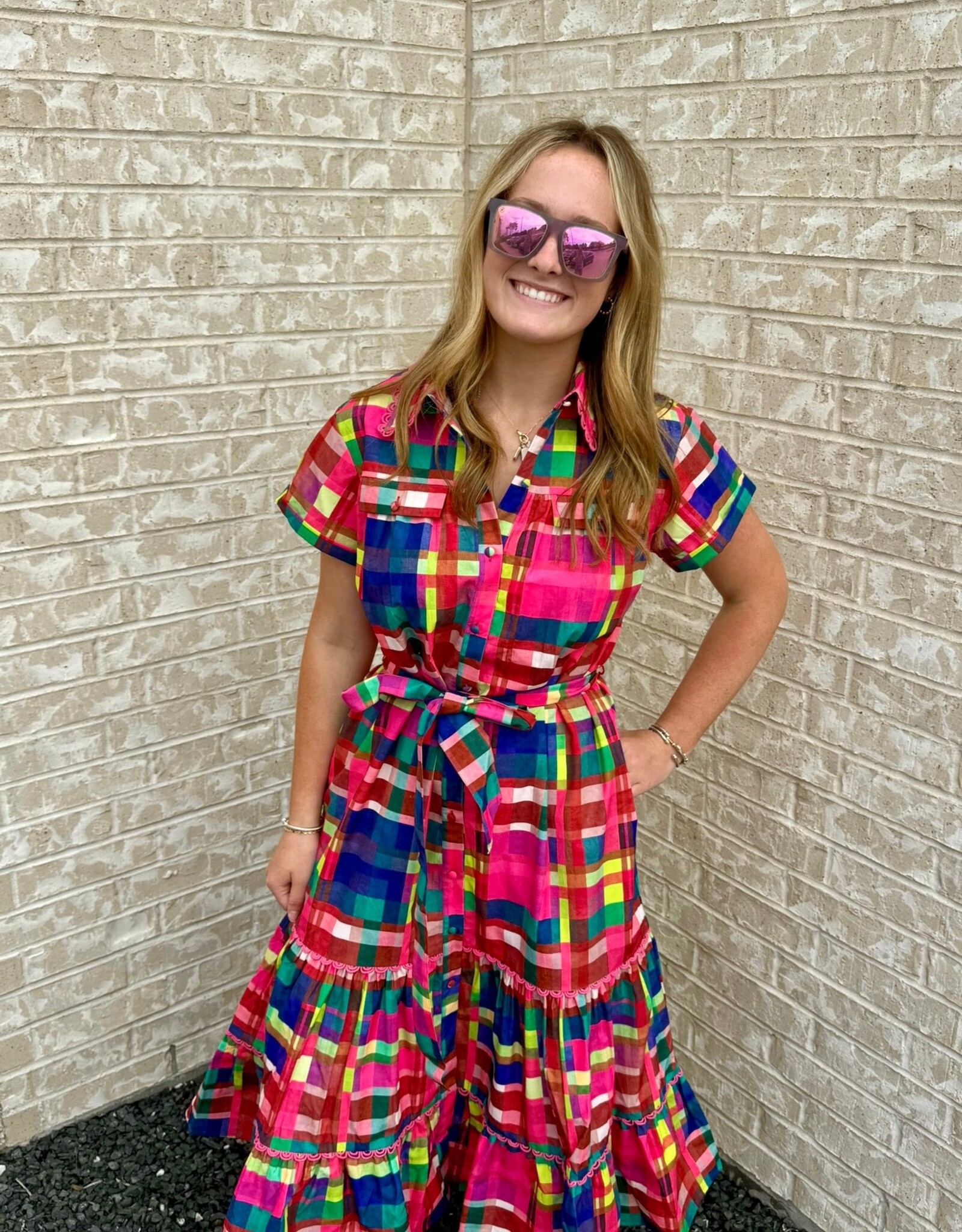 Alden Adair Alden Adair Rachel Dress Circus Plaid