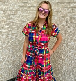 Alden Adair Alden Adair Rachel Dress Circus Plaid