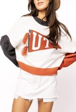 Queen of Sparkles LICENSED TEXAS PENNANT SWEATER