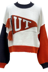 Queen of Sparkles LICENSED TEXAS PENNANT SWEATER
