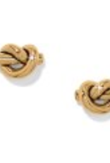 Brighton Brighton Interlok Single Knot Gold Post