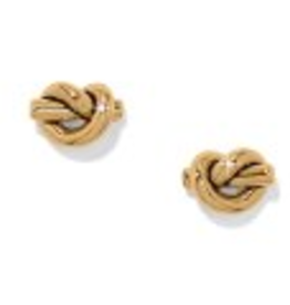 Brighton Brighton Interlok Single Knot Gold Post