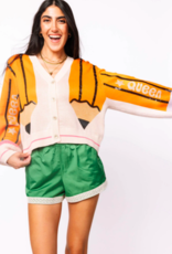 Queen of Sparkles Queen of Sparkles Pencil Button Up Cardigan