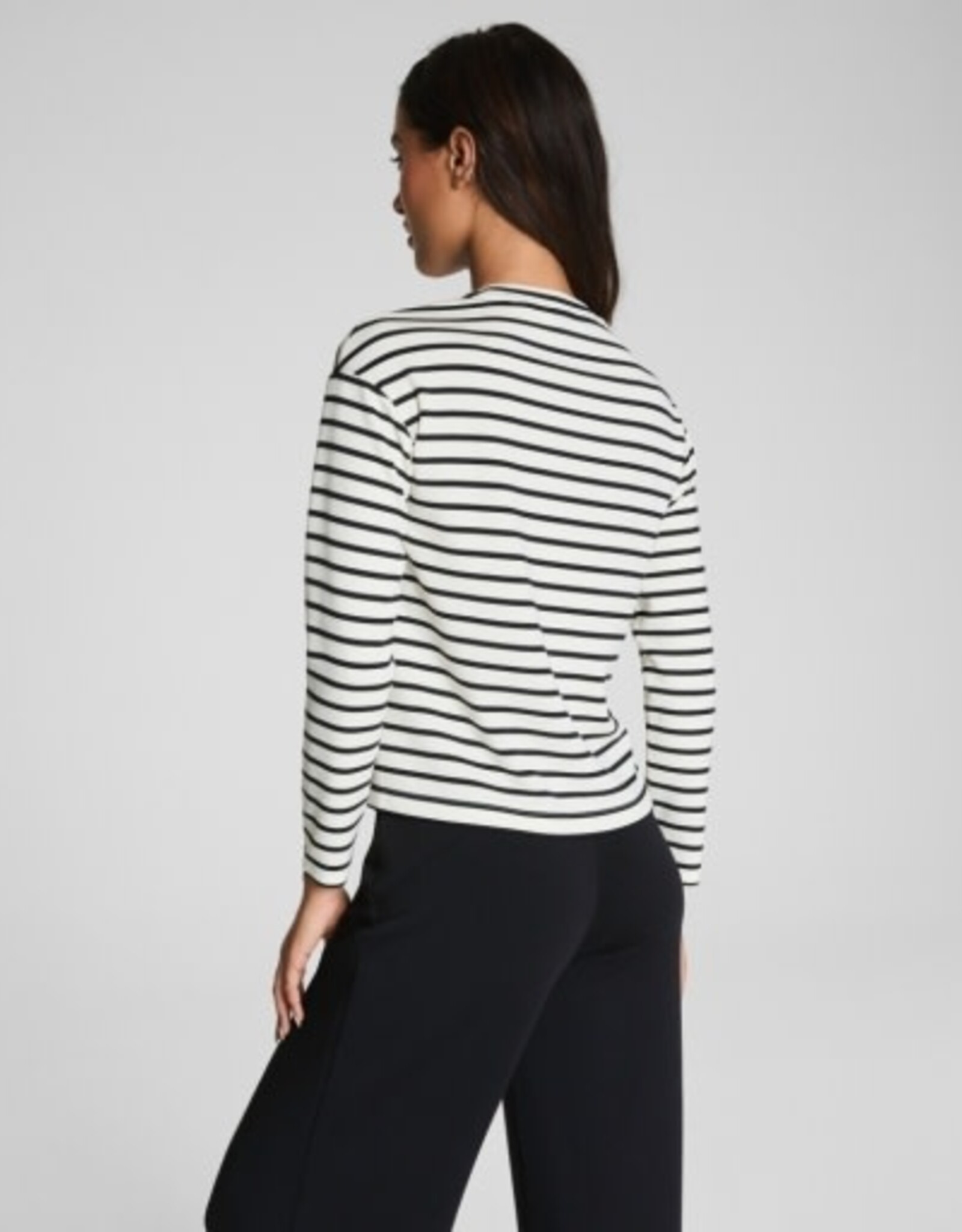 Spanx Spanx Airessentials Long Sleeve Side Slit Top