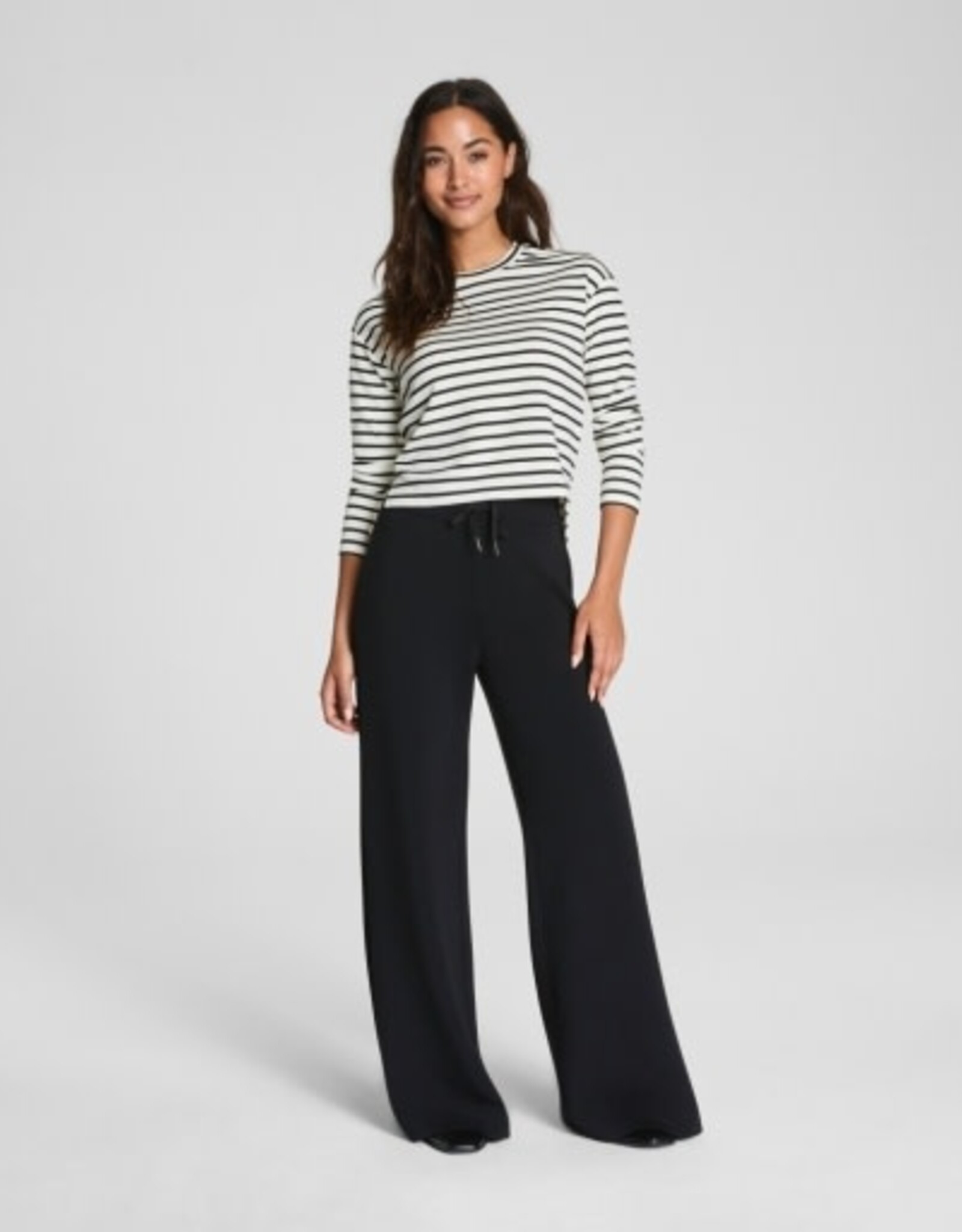 Spanx Spanx Airessentials Long Sleeve Side Slit Top