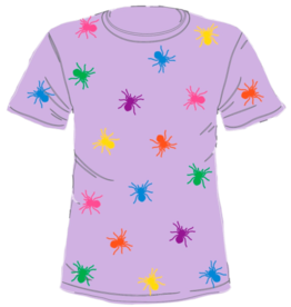 Queen of Sparkles Queen Of Sparkles Lavender Multi  Spider Tee