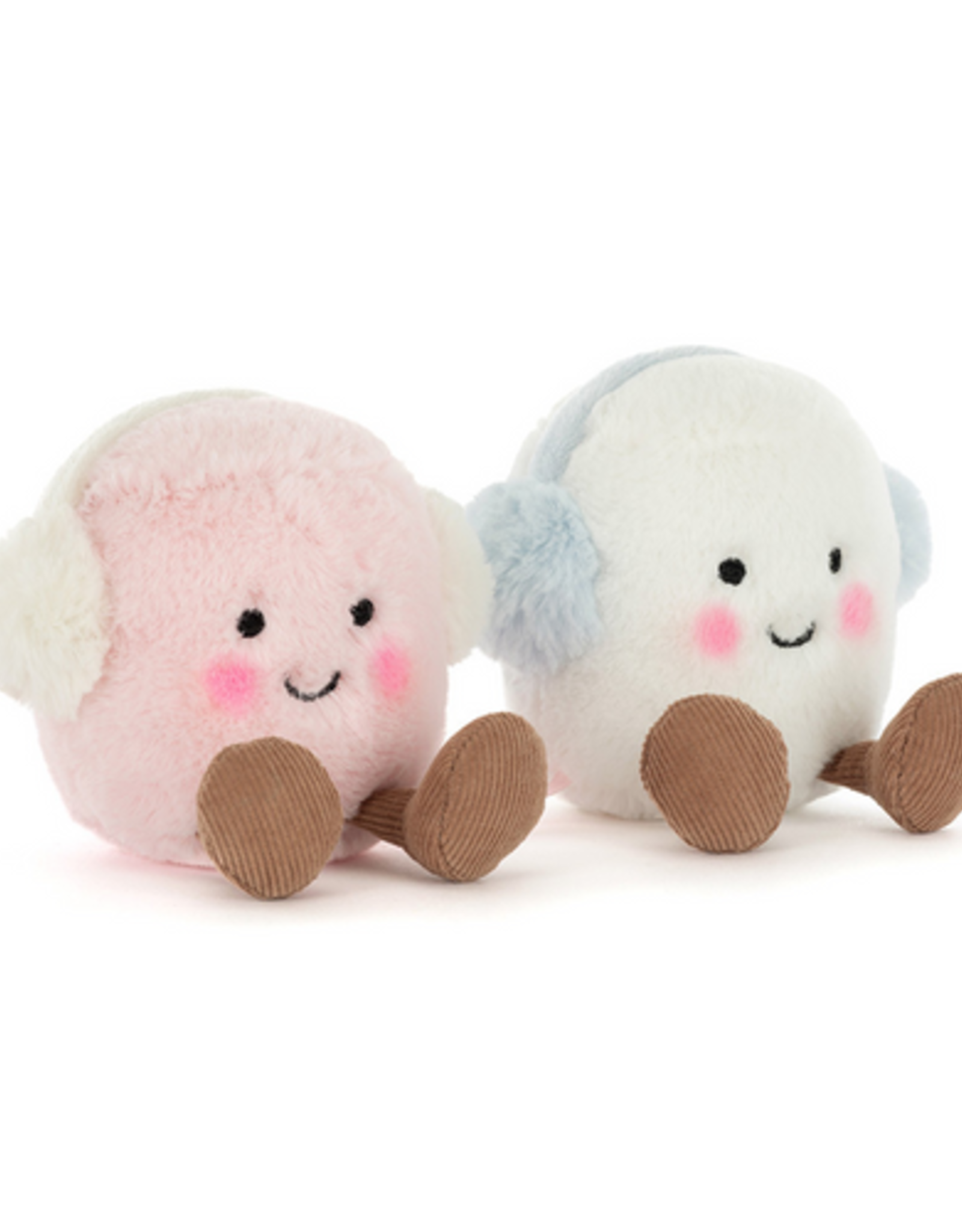 Jellycat Inc. Jellycat Amuseables Toastie Pink & White Marshmallows