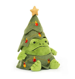 Jellycat Jellycat Christmas Tree Ricky Rain Frog Medium