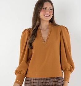 Emily McCarthy Emily McCarthy Hampton Top Brown Sugar