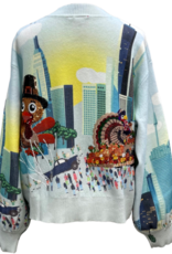 Queen of Sparkles Queen of Sparkles Multi Thanksgiving Parade Button Up Cardigan