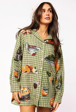 Queen of Sparkles Queen of Sparkles Green Plaid Queen of Turkey  Dress