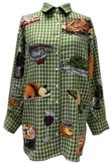 Queen of Sparkles Queen of Sparkles Green Plaid Queen of Turkey  Dress