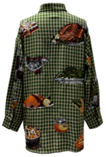 Queen of Sparkles Queen of Sparkles Green Plaid Queen of Turkey  Dress