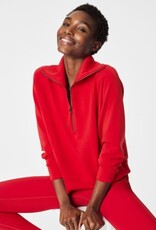 Spanx Spanx AirEssentials Half Zip Red