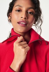 Spanx Spanx AirEssentials Half Zip Red