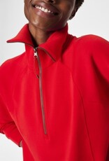 Spanx Spanx AirEssentials Half Zip Red
