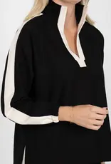 Emily McCarthy Emily McCarthy Poppy Long Sleeve Top Midnight/Vanilla