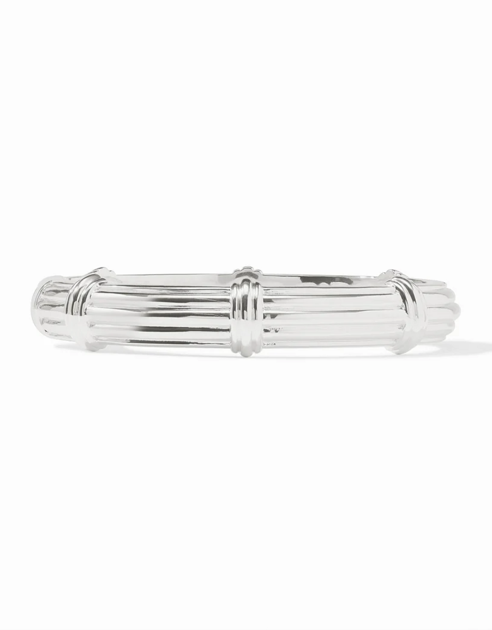 Julie Vos Julie Vos Silver Portofino Demi Hinge Bangle
