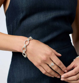Julie Vos Julie Vos Silver Portofino Link Bracelet
