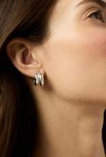 Julie Vos Julie Vos Havana Double Hoop Silver