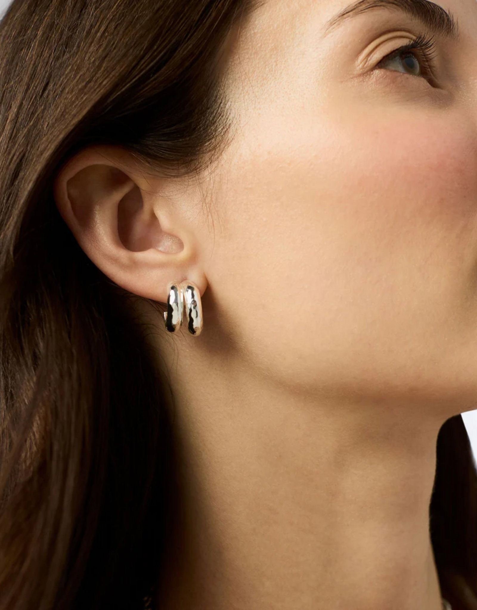 Julie Vos Julie Vos Havana Double Hoop Silver