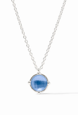 Julie Vos Julie Vos Honeybee Solitaire Necklace Silver Ir Chalcedony