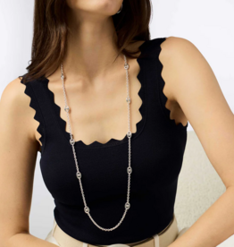 Julie Vos Julie Vos Laguna Station Necklace Silver