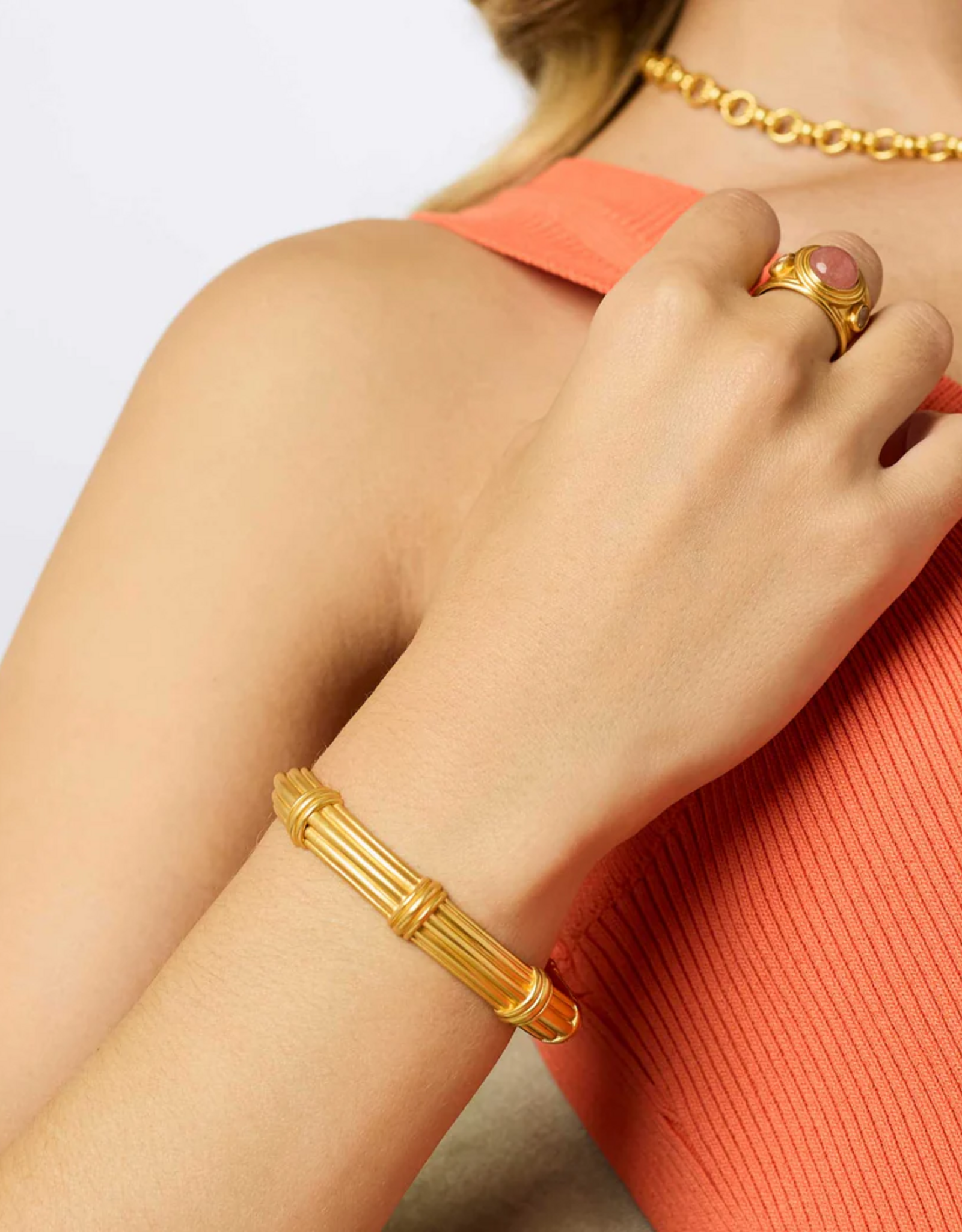 Julie Vos Julie Vos Portofino Demi Hinge Bangle