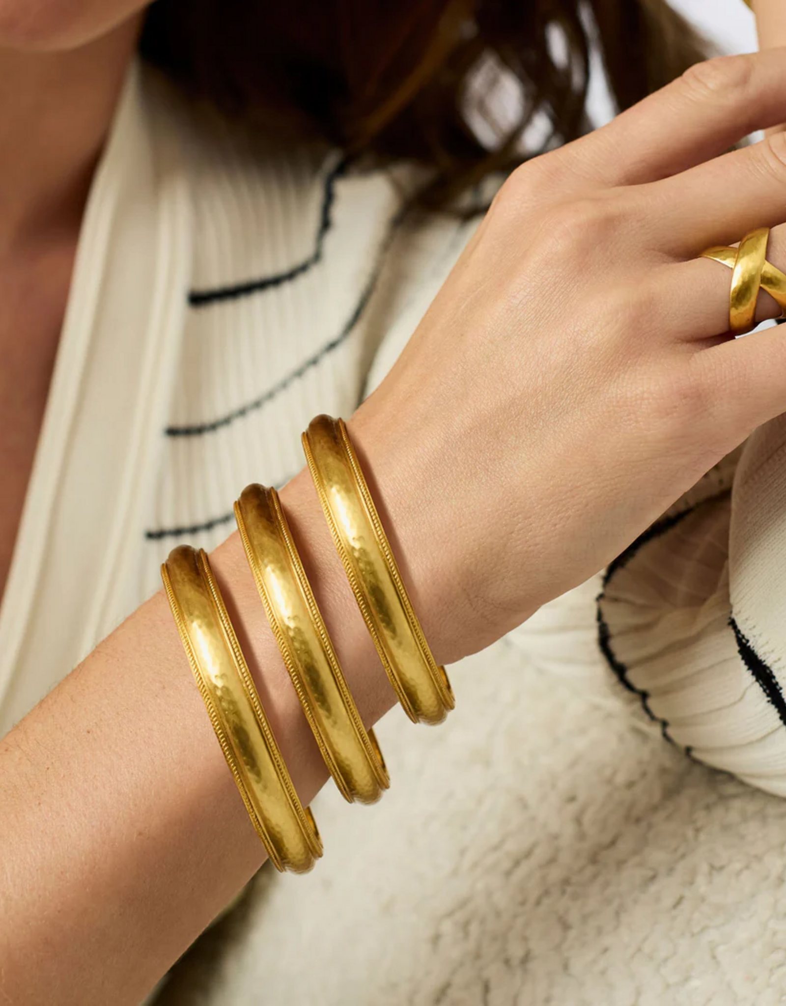 Julie Vos Julie Vos Cannes Bangle Gold M