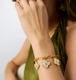 Julie Vos Julie Vos Colette Charm Bracelet Champagne