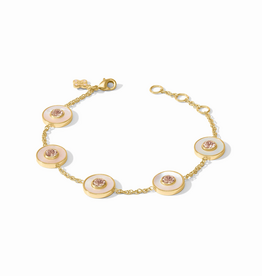 Julie Vos Julie Vos Colette Circle Delicate Bracelet Champagne