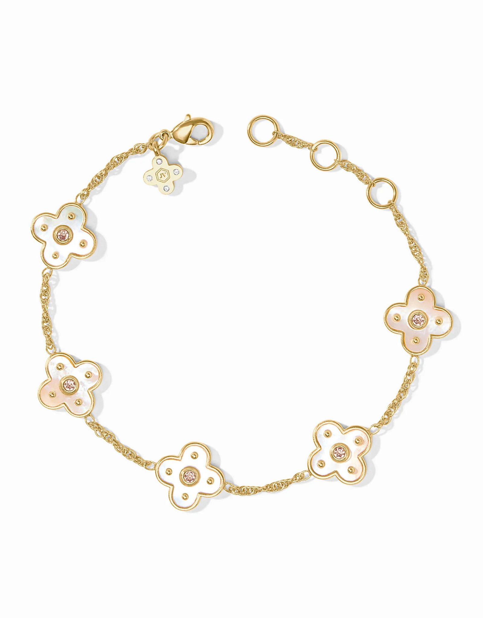 Julie Vos Julie Vos Colette Delicate Bracelet Champagne