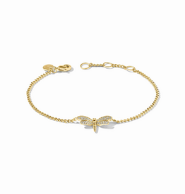 Julie Vos Julie Vos Dragonfly Pave Delicate Bracelet
