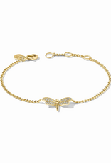 Julie Vos Julie Vos Dragonfly Pave Delicate Bracelet
